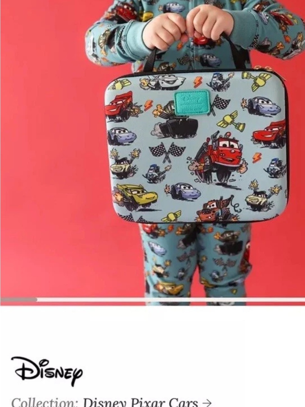 Posh peanut Disney Cars carrying case